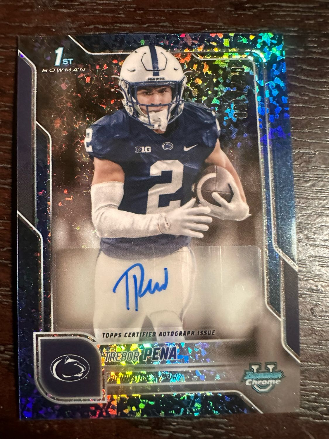 Trebor Pena /150 Color Match Blue Diamond Auto