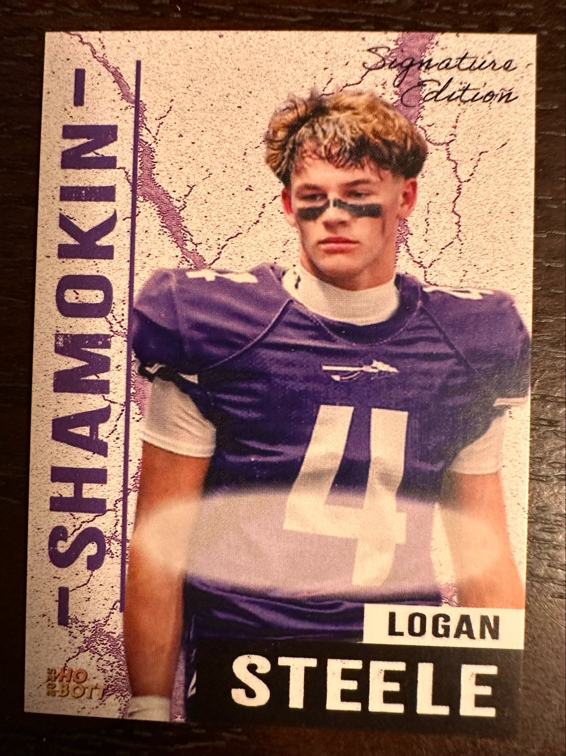 PRE-ORDER Logan Steele Purple Ink Auto /4