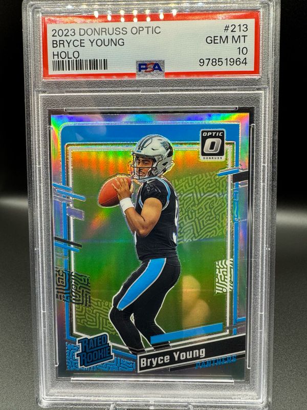 2023 Donruss Optic Bryce Young Rookie Holo PSA 10