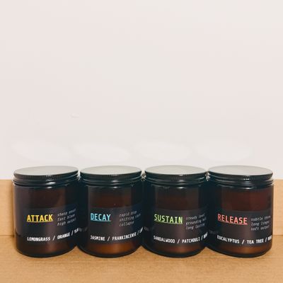 SET of 4 - ADSR 8oz Soy Candle Set