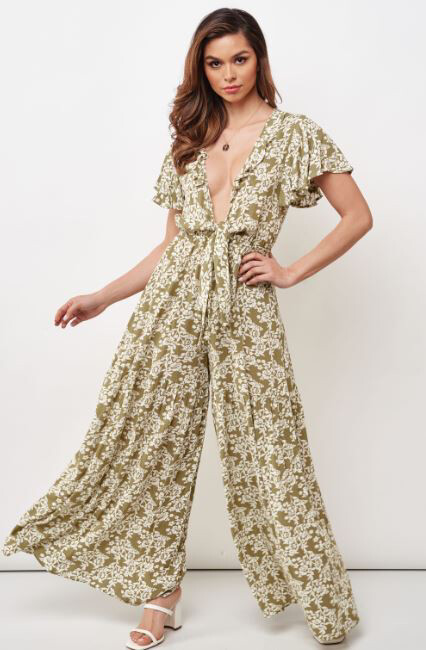 Jumpsuit flower print- LA