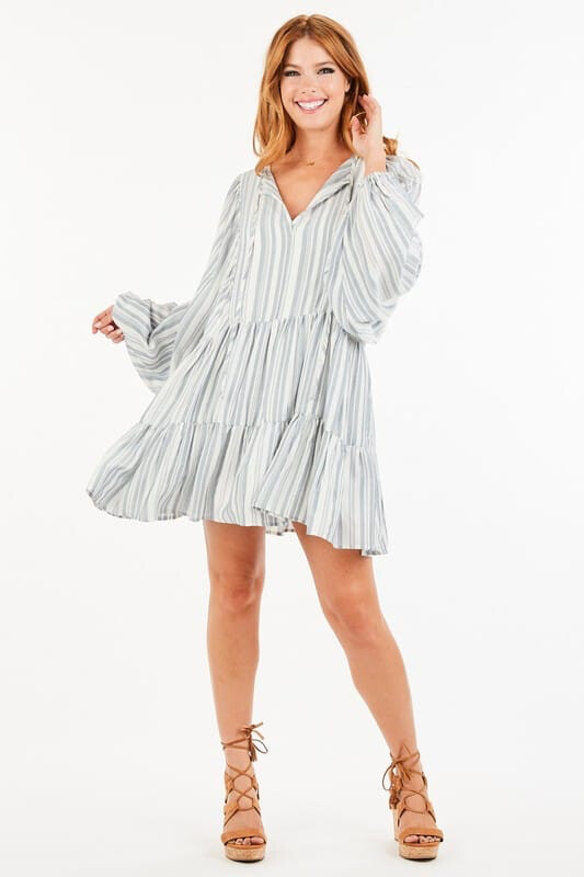 Vestido boho rayas - LA