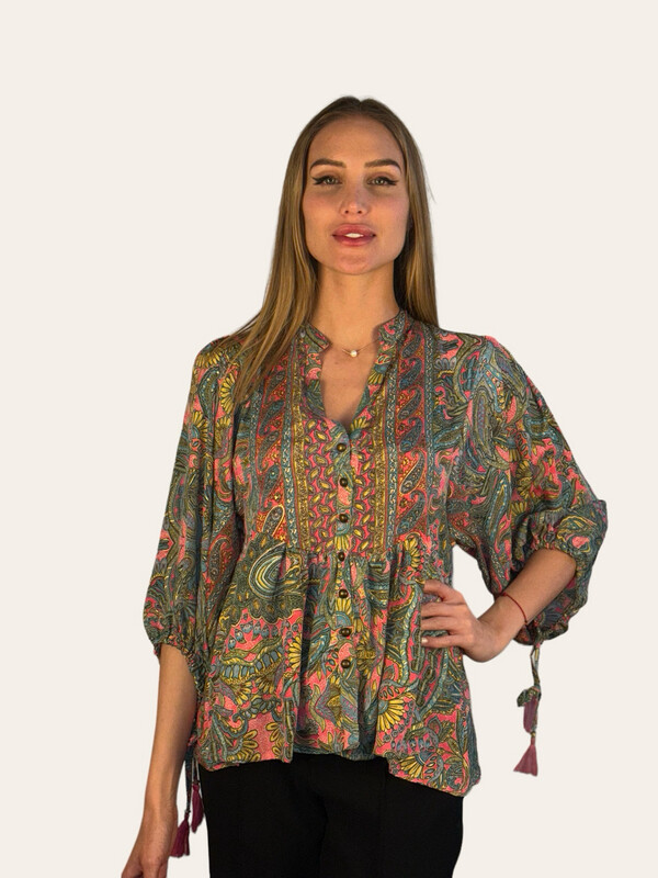 Blusa rosa
