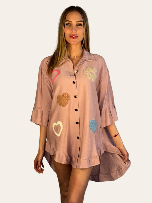 Vestido/bluson rosa