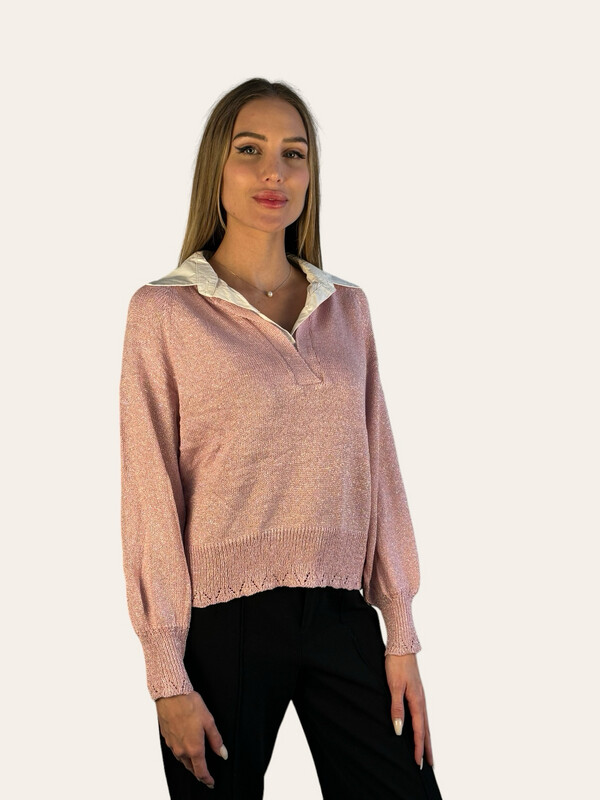 Sweater Rosa delgado