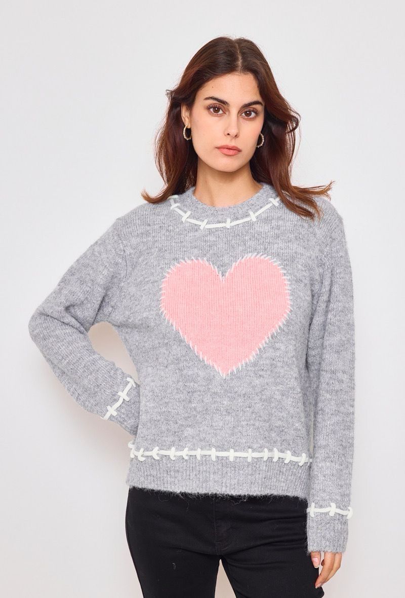 Sweater corazón 🩷