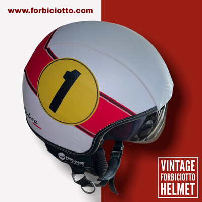 Caschi Vintage in pelle personalizzati per Vespa Lambretta Moto Guzzi
