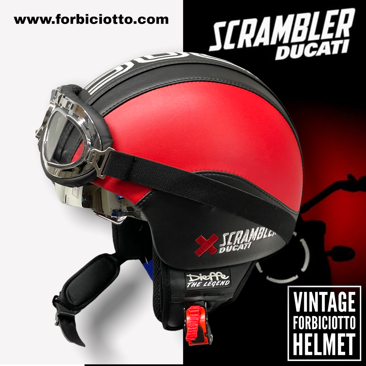 Casco Moto Ducati Scrambler Helmet Casco Moto Scrambler Casque De