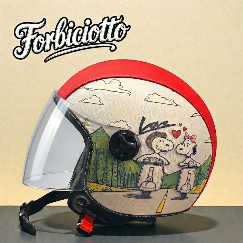 Casco Snoopy San Valentino