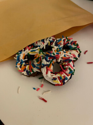 rainbow dinky donuts