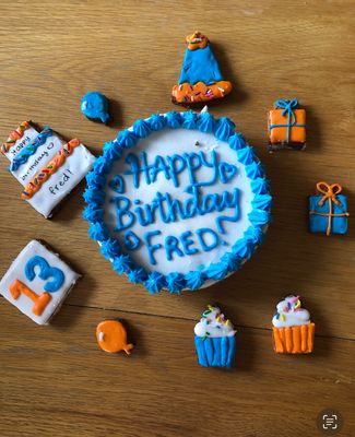 birthday cake+treats