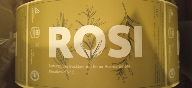 Kreativsud Nr.5 der Deutschen Kreativbrauer - Rosi - EIn Bockbier mit feiner Rosmarinnote