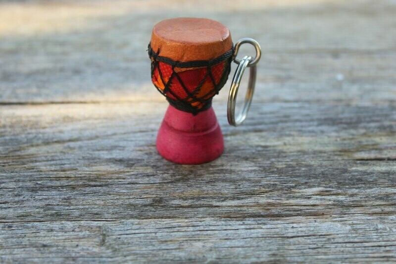 Burgundy Tam-Tam Keyring