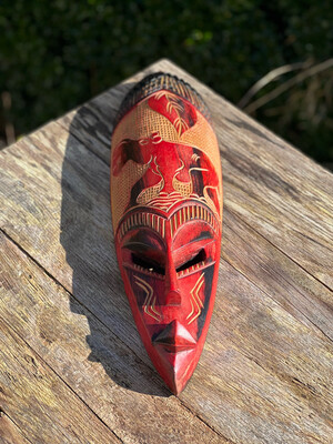 African Mask - Rouge
