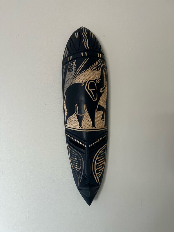 African Mask - Black