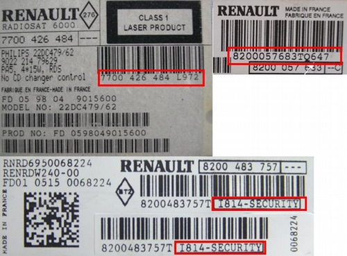 Renault Radio Code By Serial Number