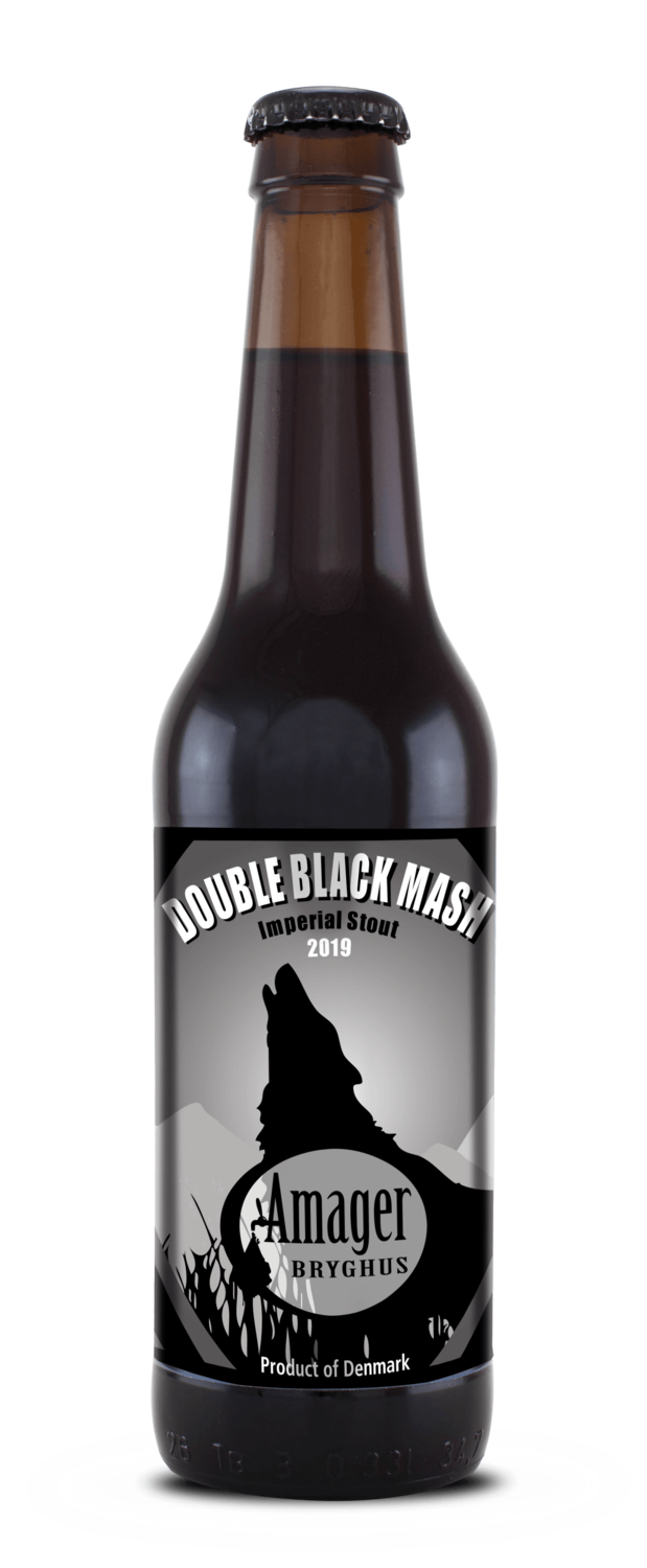Cerveza Amager Double Black Mash 2019  33 cl. - Birrak