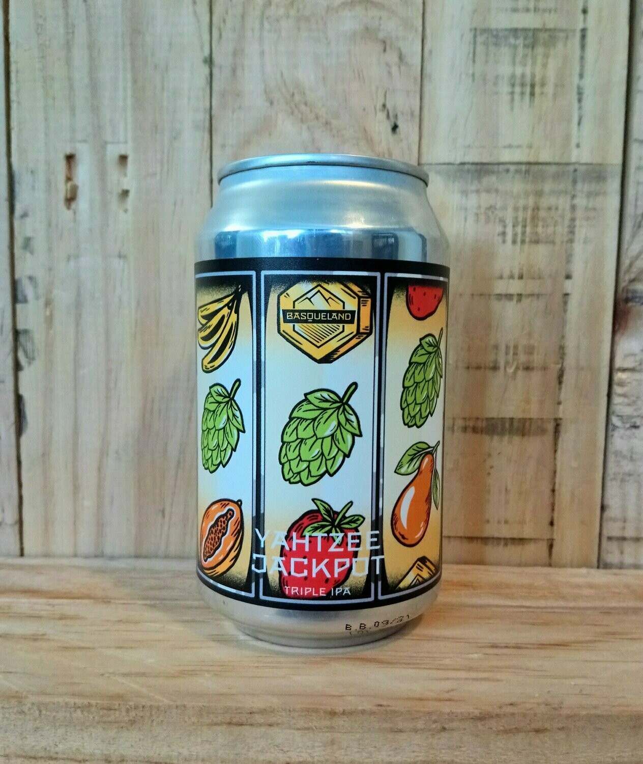 Cerveza Basqueland Yahtzee Jackpot 33 cl. 