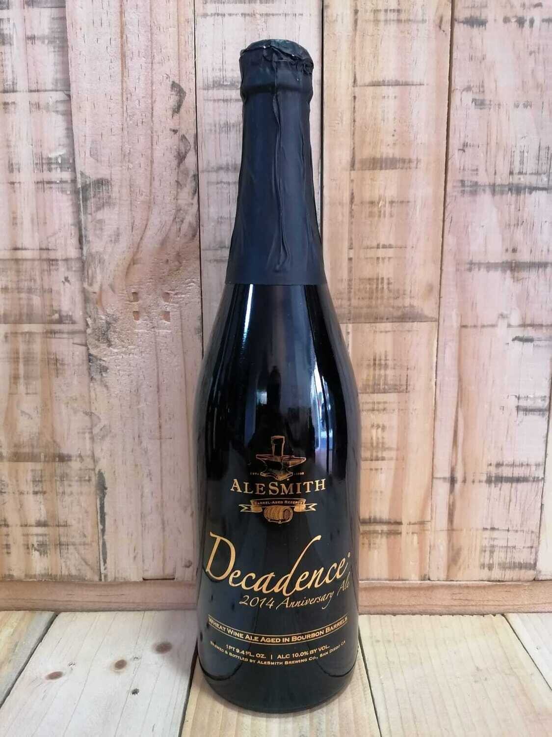 Cerveza Alesmith 2014 Bourbon Barrel-Aged Decadence 75 cl. Cerveza Alesmith 2014 Bourbon Barrel-Aged Decadence 75 cl.