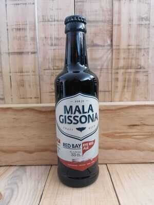 Cerveza Mala Gissona Red Bay 33 cl. Cerveza Mala Gissona Red Bay 33 cl.