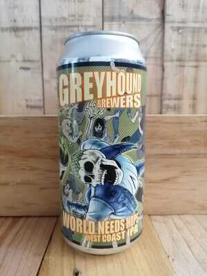 Cerveza Greyhound Brewers World Needs Hops 44 cl. 