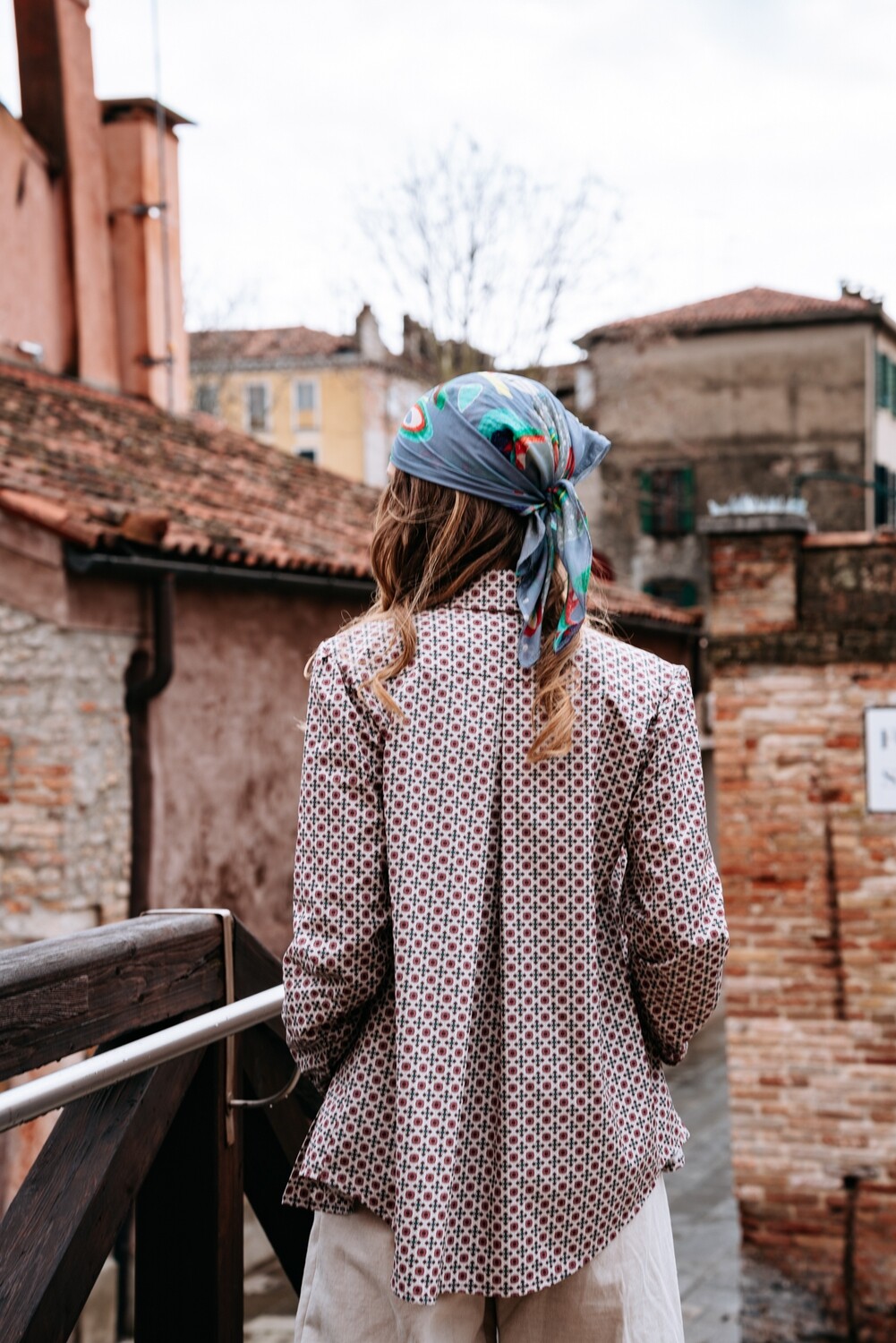 CAMICIA OVER MICROFANTASIA ROSA