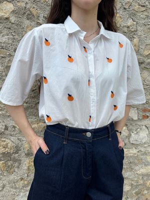 CAMICIA MANICA CORTA ARANCE