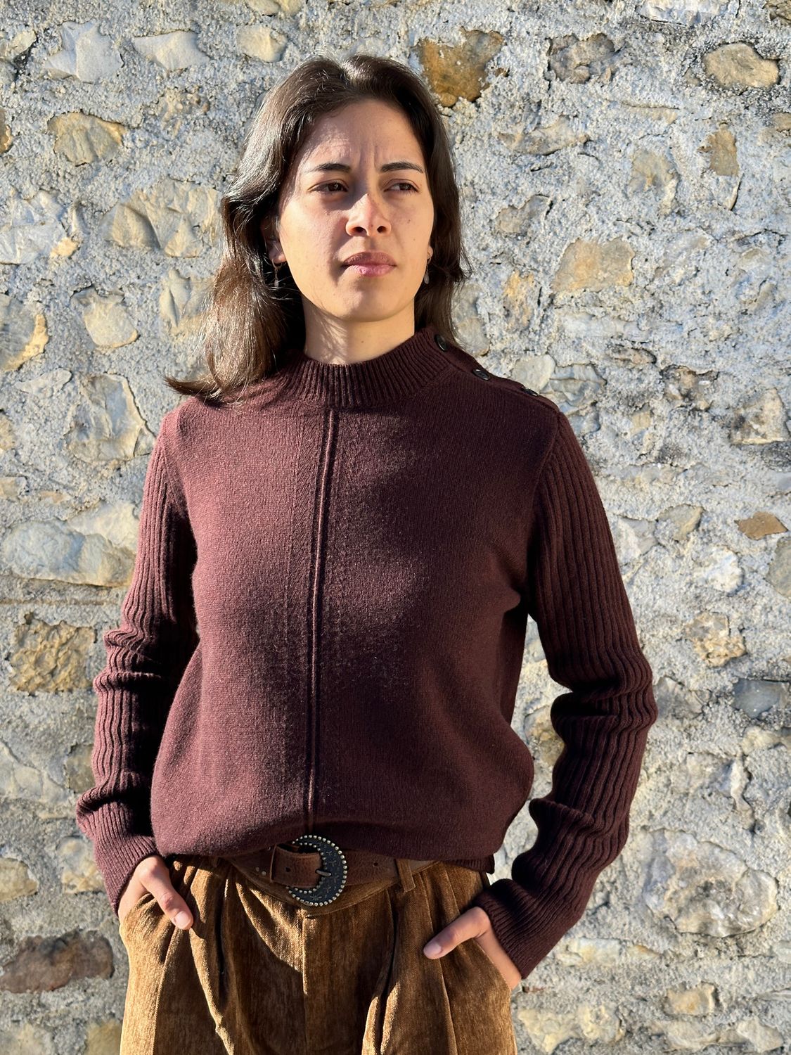 MAGLIONCINO CASHMERE CIOCCOLATO