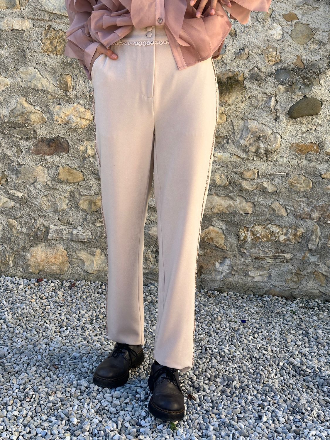 PANTALONI GHIACCIO CON CAPPETTE