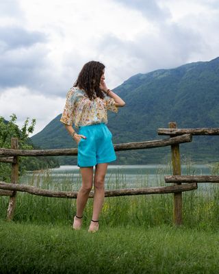 CAMICETTA KIMONO STAMPA SPIAGGIA ISYOU