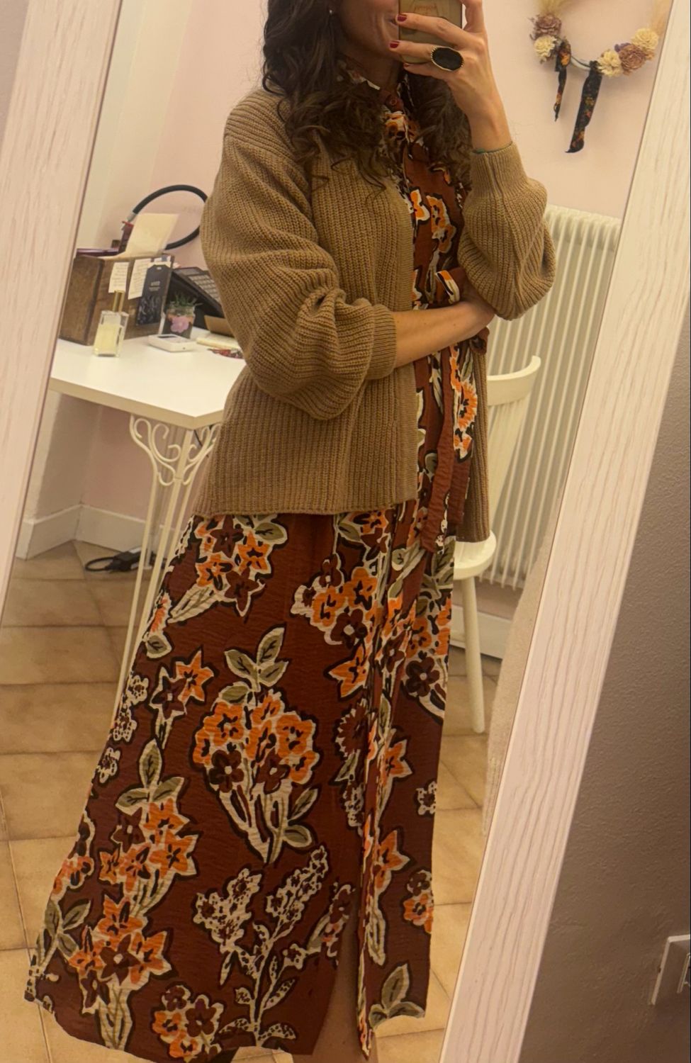 CARDIGAN CAMMELLO IN CASHMERE