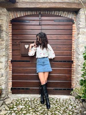 MINIGONNA IN JEANS