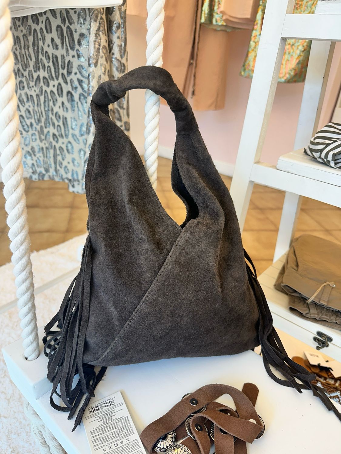 BORSA CON FRANGE