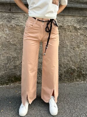 JEANS ROSA CIPRIA CON SPACCO