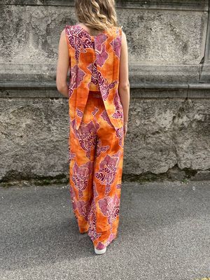 PANTALONI ARANCIONI HIBISCUS