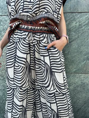 PANTALONI SAFARI IN LINO