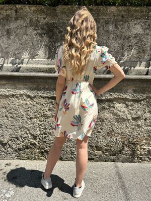 ABITO CORTO STAMPA FLOREALE