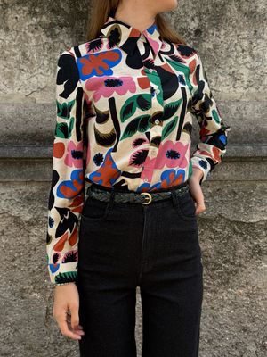JEANS NERI CON TASCHE A CUORE