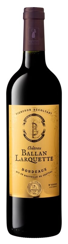 Château Ballan-Larquette 2018 - AOC Bordeaux Château Ballan-Larquette 2018 - AOC Bordeaux