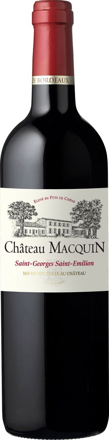 Château Macquin 2018. AOC Saint Georges Saint Emilion