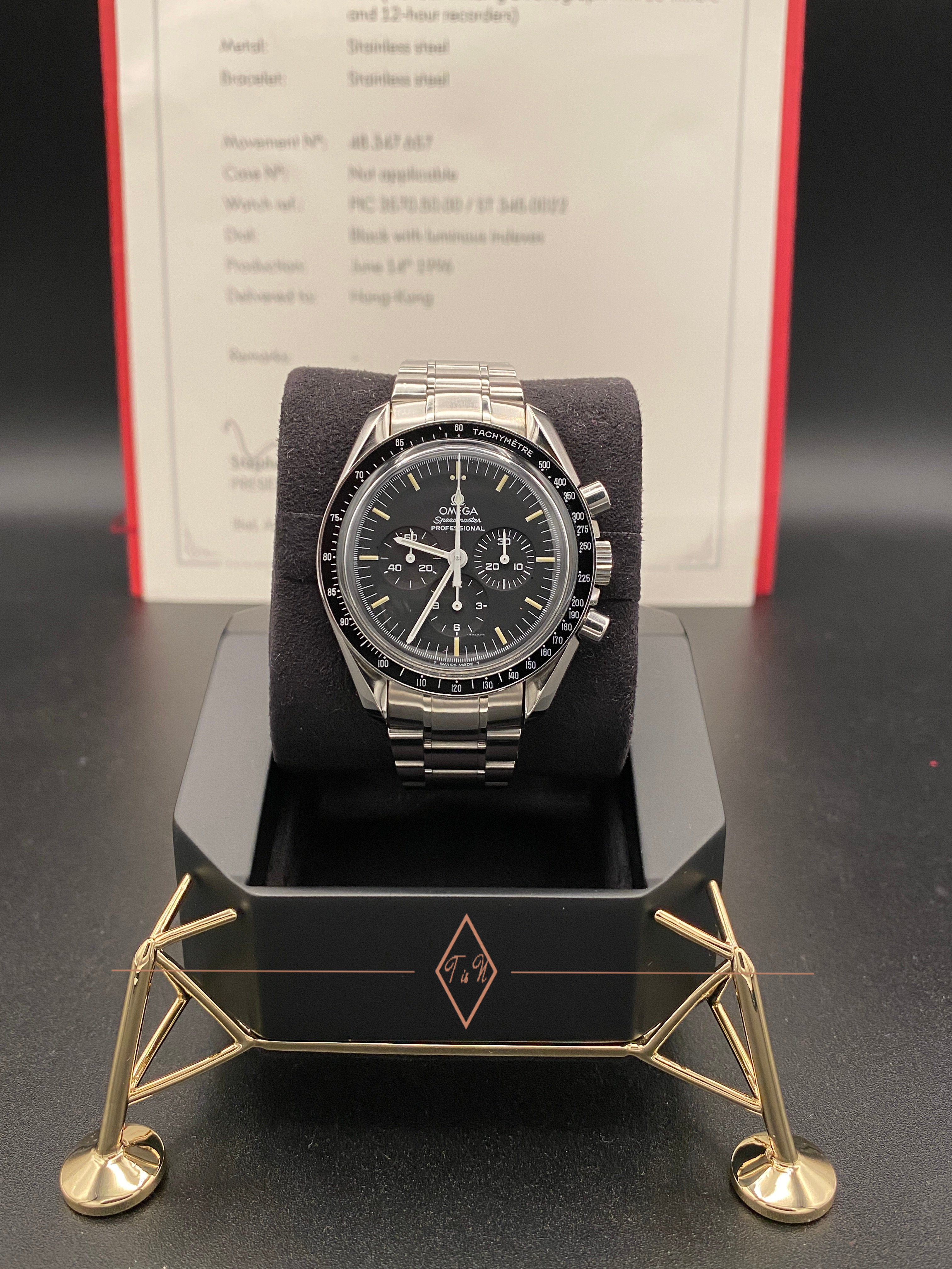 Omega Speedmaster Professional Moonwatch Last Tritium 3570.50