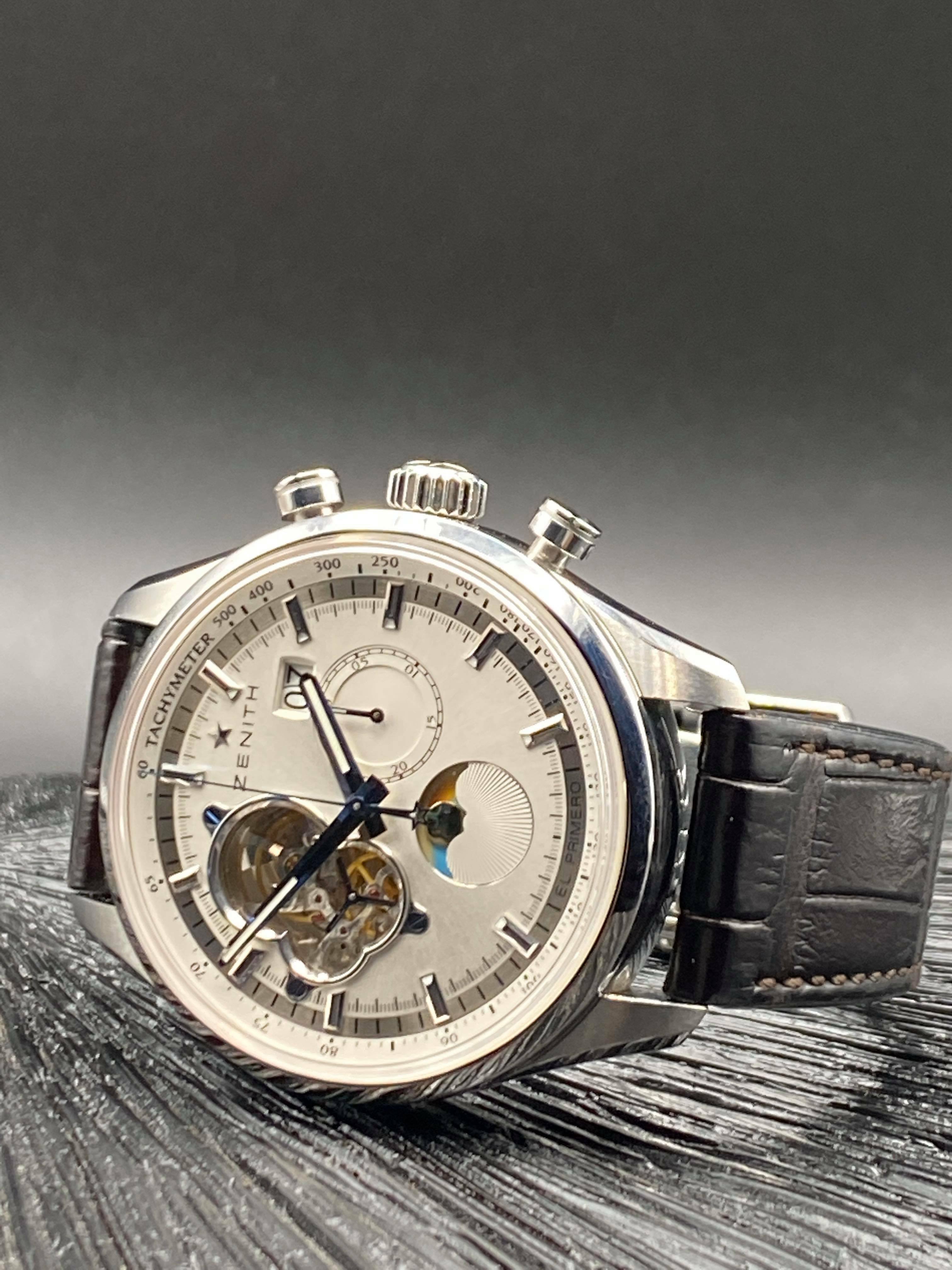 Zenith El Primero Chronomaster grande date moonphase