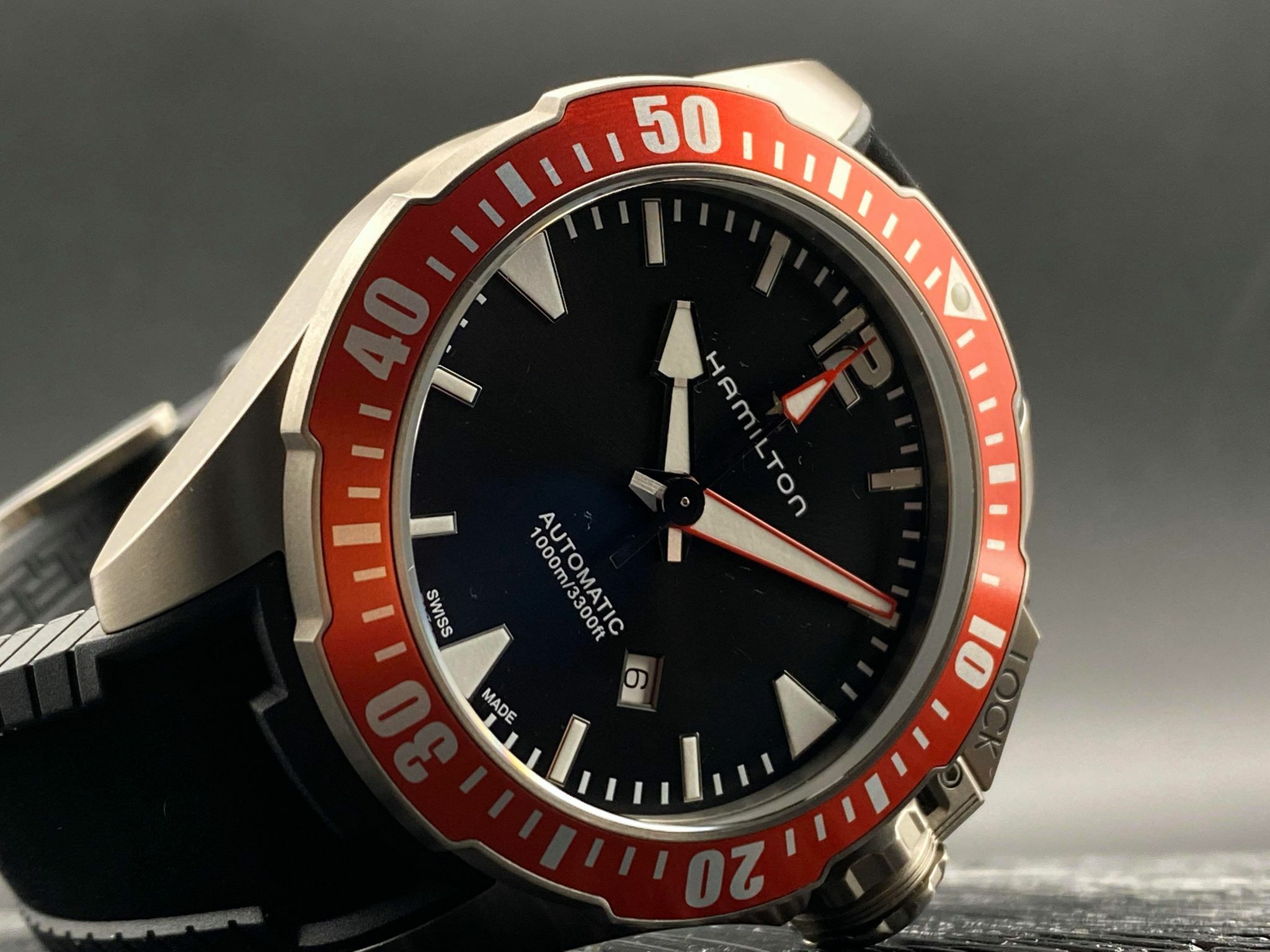 Hamilton Khaki Navy Frogman 46mm Titanium New