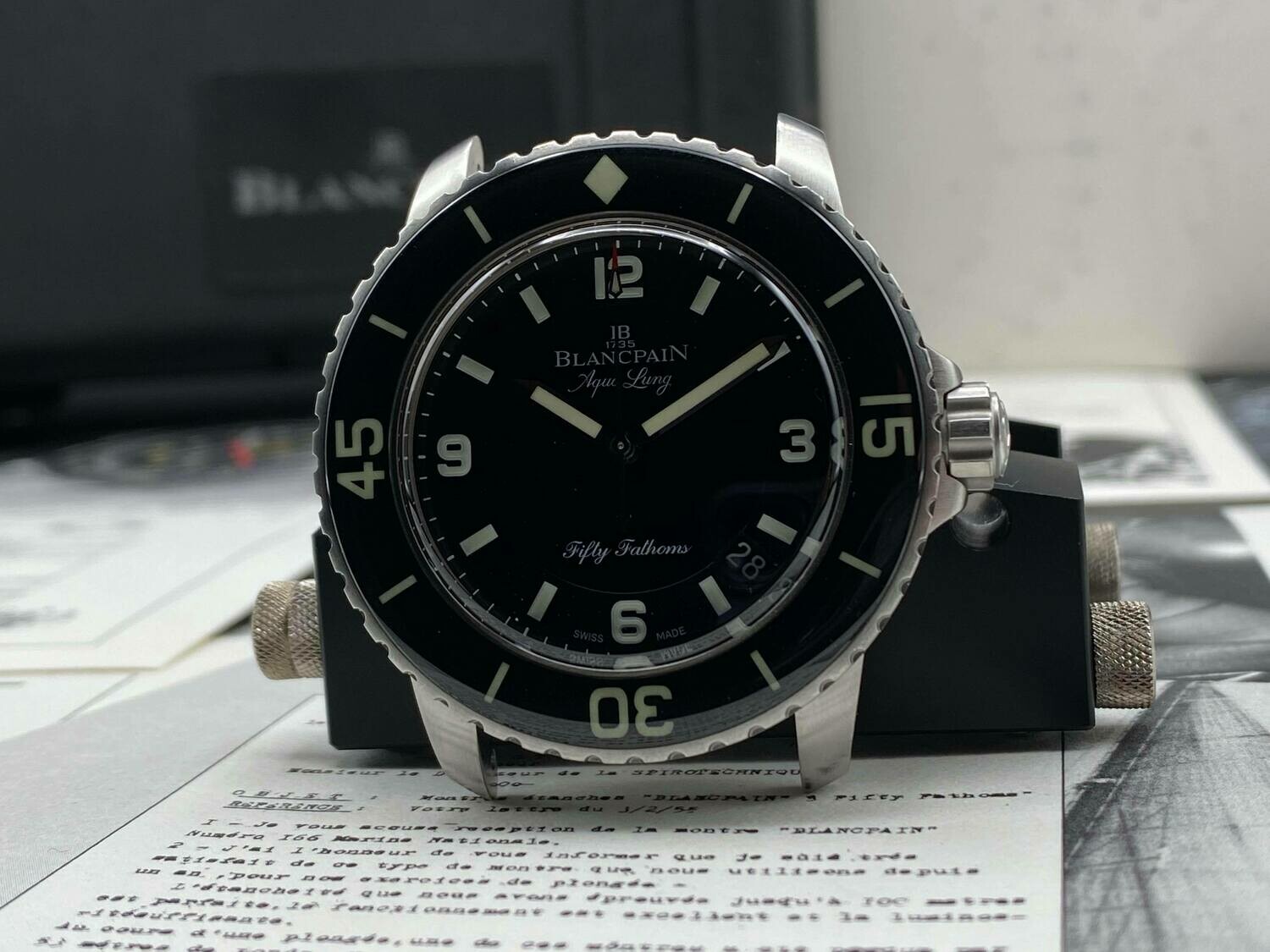 Blancpain Tribute To Fifty Fathoms Aqua Lung Full set " RARE "