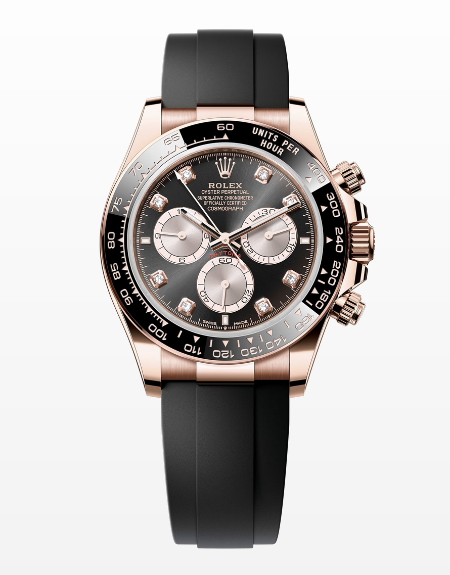 ograph Daytona NEW DIAMOND BLACK DIAL 126515LN-004
