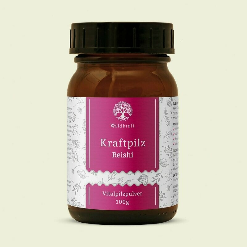 Waldkraft Kraftpilz Reishi – Vitalpilzpulver – 100g Waldkraft Kraftpilz Reishi – Vitalpilzpulver – 100g