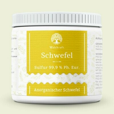 Waldkraft Schwefel 99,99 % – Pharmazeutische Qualität – 350 g