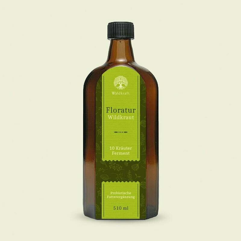 Waldkraft Floratur Wildkraut – 10 Kräuter Ferment – 510ml Waldkraft Floratur Wildkraut – 10 Kräuter Ferment – 510ml