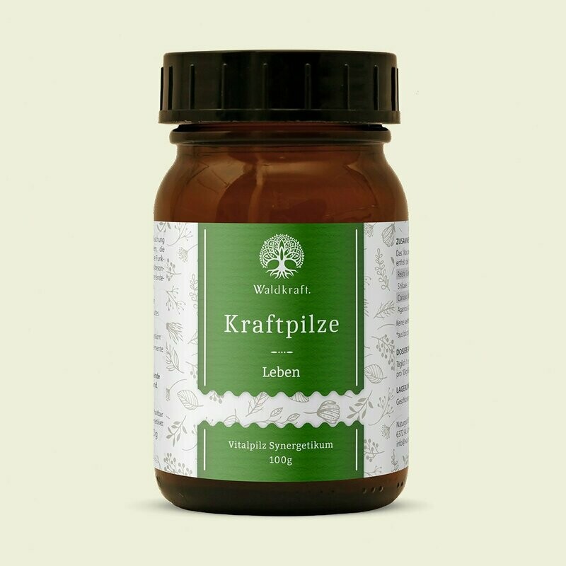 Waldkraft Kraftpilze Leben – Vitalpilz Synergetikum - 100g Waldkraft Kraftpilze Leben – Vitalpilz Synergetikum - 100g