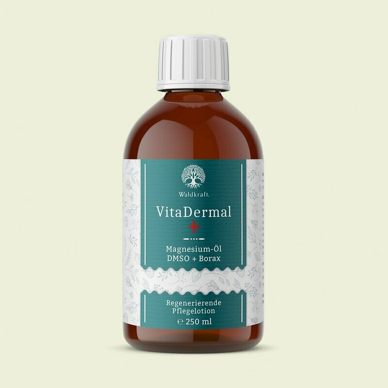 Waldkraft VitaDermal+ – Magnesium-Öl + DMSO + Borax – 250ml Waldkraft VitaDermal+ – Magnesium-Öl + DMSO + Borax – 250ml